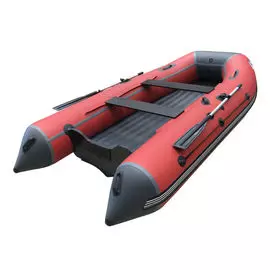 Надувная лодка ПВХ, ORCA 400 НДНД, красный/темно-серый ORCA400RDG