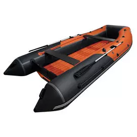 Надувная лодка ПВХ, ORCA 420GT НДНД, оранжевый/черный ORCA420OB-GT