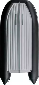 Надувная лодка ПВХ, RiverBoats RB 370 НДНД, ф/б, серо-белый RB370NDFBGW