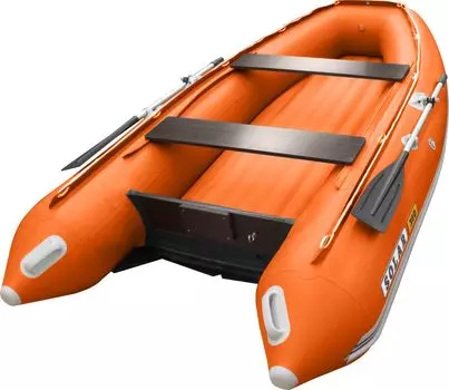 Надувная лодка ПВХ, SOLAR-380 К (Максима), оранжевый SLR380k_max_orange