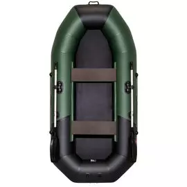 Надувная лодка ПВХ, Таймень NX 270 Комби, зеленый/черный 2104040004948