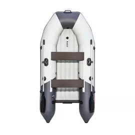 Надувная лодка ПВХ, Таймень NX 2800 НДНД, светло-серый/графит 4603725303515