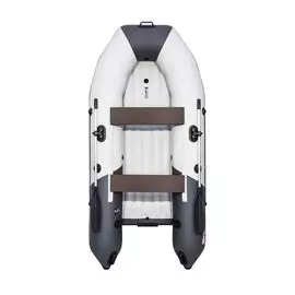 Надувная лодка ПВХ, Таймень NX 2900 НДНД, светло-серый/графит 4603725303539