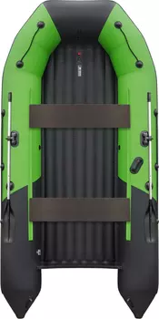Надувная лодка ПВХ, Таймень NX 3600 НДНД PRO MAX, зеленый/черный 00199213