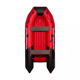 Надувная лодка ПВХ, Таймень NX 3600 НДНД PRO, красный/черный 2104040011397