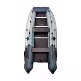 Надувная лодка ПВХ Таймыр 340 Lux, серый/серый, SibRiver TAML340GG