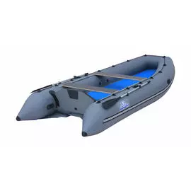 Надувная лодка ПВХ, Выдра 430 JET, серый VDR430JETG