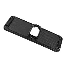 Накладка на транец внутренняя большая 105 х 282 мм, пластиковая, черная 00000000015