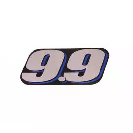 Наклейка капота Suzuki DT9.9A (9.9), задняя 6143595L00000