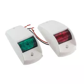Огни ходовые светодиодные, белый корпус, комплект C91002LED