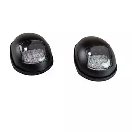 Огни ходовые светодиодные, черный корпус, комплект 00331