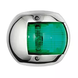 Огонь ходовой Compact 12, нержавеющий корпус, 12 В, зеленый 11-406-02