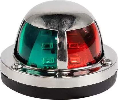 Огонь ходовой комбинированый (красный, зеленый), SS304, 12-24 В, LED LPNVGCBLED00605
