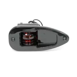 Огонь ходовой красный 138х63х50 мм, черный корпус 30842