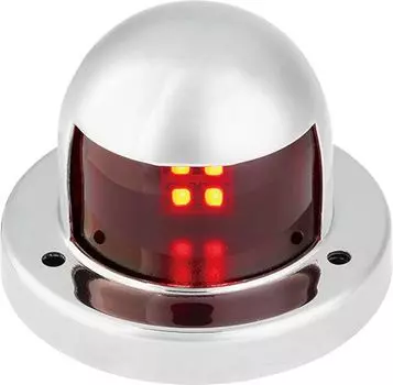 Огонь ходовой светодиодный, нержавеющий корпус, красный 12 В, SeaFlo SFNL031LS03