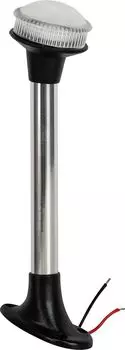 Огонь топовый на стойке 9", черный, 12-24 В, LED, Ba15d LPARDFLLEDC2170