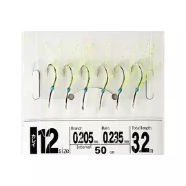 Оснастка HAYABUSA SABIKI BORODA I1 #12 hg-03390