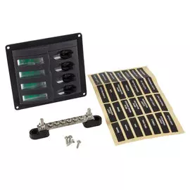 Панель бортового питания 4 переключателя, автоматы 900