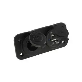 Панель с USB-разъемом 5В 2.1А и прикуривателем AES121438PU
