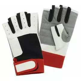 Перчатки с короткими пальцами, красный/белый/черный, размер m more-10267522