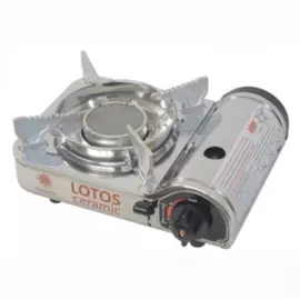 Плита газовая портативная в кейсе lotos ceramic керамическая (tr-350) tr-113467