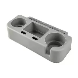 Подстаканник пластмассовый 349x159x76 мм серый 75135G