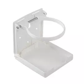 Подстаканник складной регулируемый, белый C11668