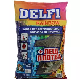 Прикормка DELFI Rainbow (лещ + плотва; шоколад, кокос, черн., 800 г) tr-194613