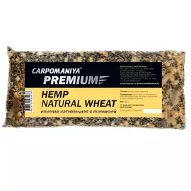 Прикормка рыболовная Конопля натуральная с пшеницей Premium пакет 500гр Карпомания tr-150599