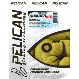 Прикормка зимняя PELICAN BOMBER-ICE Плотва (1уп.-20шт.) (PE-041) tr-156606