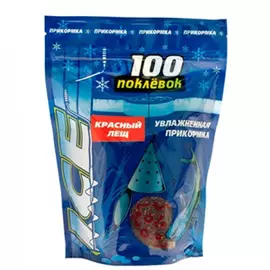 Прикормка зимняя увлажненная ICE Лещ Красный 100 Поклёвок (1уп.-500гр.) (IC-002) tr-121820