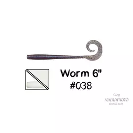Приманка GARY YAMAMOTO Worm 6" #038 hg-01855_1323