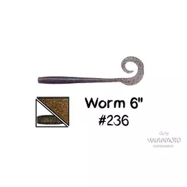Приманка GARY YAMAMOTO Worm 6" #236 hg-01855_3342