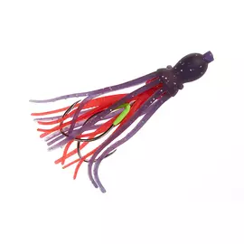 Приманка оснащенная HIGASHI Soft Octopus 11 Purple-Red #000 HA-003 XXL hg-00378