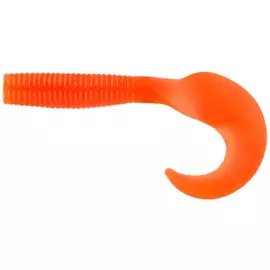 Приманка съедобная ALLVEGA "Flutter Tail Grub" 8см 3,6г (7шт.) цвет crazy carrot SB-FTG80-023 tr-216081