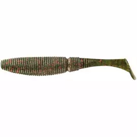 Приманка съедобная ALLVEGA "Power Swim" 8,5см 5,5г (5шт.) цвет green pumpkin red flake SB-PS85-006 tr-215888