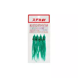 Приманки YAMAI Silikon Takobaite #3.5 Midori (set-4pcs) hg-02692