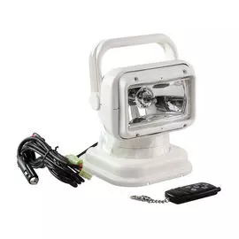 Прожектор с дистанционным управлением, белый корпус, галоген, брелок, модель 950 SL001AWSD