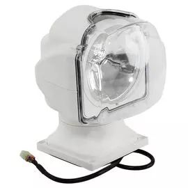 Прожектор с дистанционным управлением, белый корпус, ксенон, джойстик, модель 971 SL054CWPT12VSS