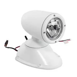 Прожектор с дистанционным управлением, белый корпус, ксенон, брелок и джойстик, модель 981 SL98191CSP12VSS