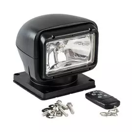 Прожектор с дистанционным управлением, черный корпус, галоген, брелок, модель 310 SL31041CB12VSS