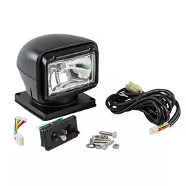 Прожектор с дистанционным управлением, черный корпус, галоген, джойстик, модель 310 SL31051DCB12VSD