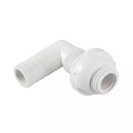 Разъем водосброса угловой под шланг 19 мм C11907