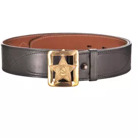 Ремень поясной Звезда 50 мм черный №4 (366-3) (140 см 60-62) ХСН tr-18684