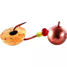 Резина съедобная соленая TAKEDO Hunter Salt Окуневый глаз (7 мм, аромат. мотыль, желтый, 15 шт) tr-219169