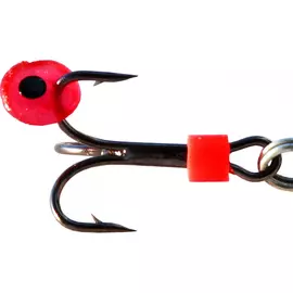 Резина съедобная соленая TAKEDO Hunter Salt Плотвиный глаз (7 мм, аромат. мотыль, красный, 15 шт) tr-219171