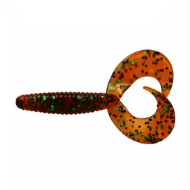 Резина съедобная твистер TAKEDO Hunter Двухвостый (70 мм цв. D010 ароматизатор рыба 8 шт) tr-209890