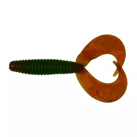 Резина съедобная твистер takedo hunter двухвостый (70 мм цв. d014 ароматизатор рыба 8 шт) tr-209892