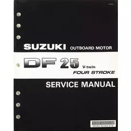 Руководство по обслуживанию Suzuki DF25 V-twin (англ) 9950095J0001E