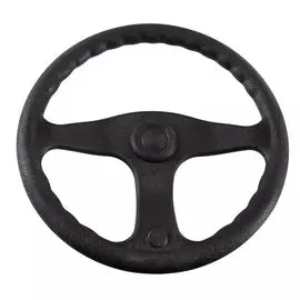 Рулевое колесо E.Chance, обод и спицы черные д. 330 мм D33_EC